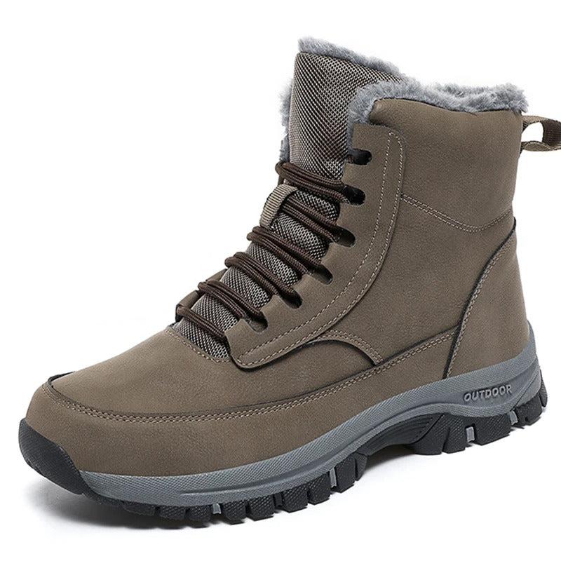 Herren Winter-Schneestiefel mit Fell