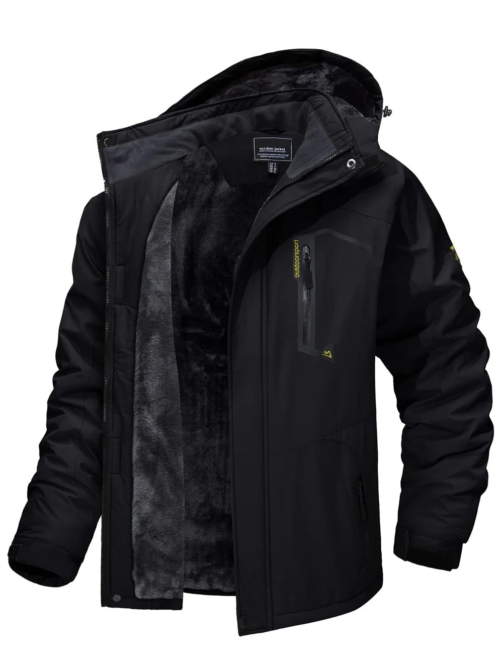 Heren Fleece Skijacke