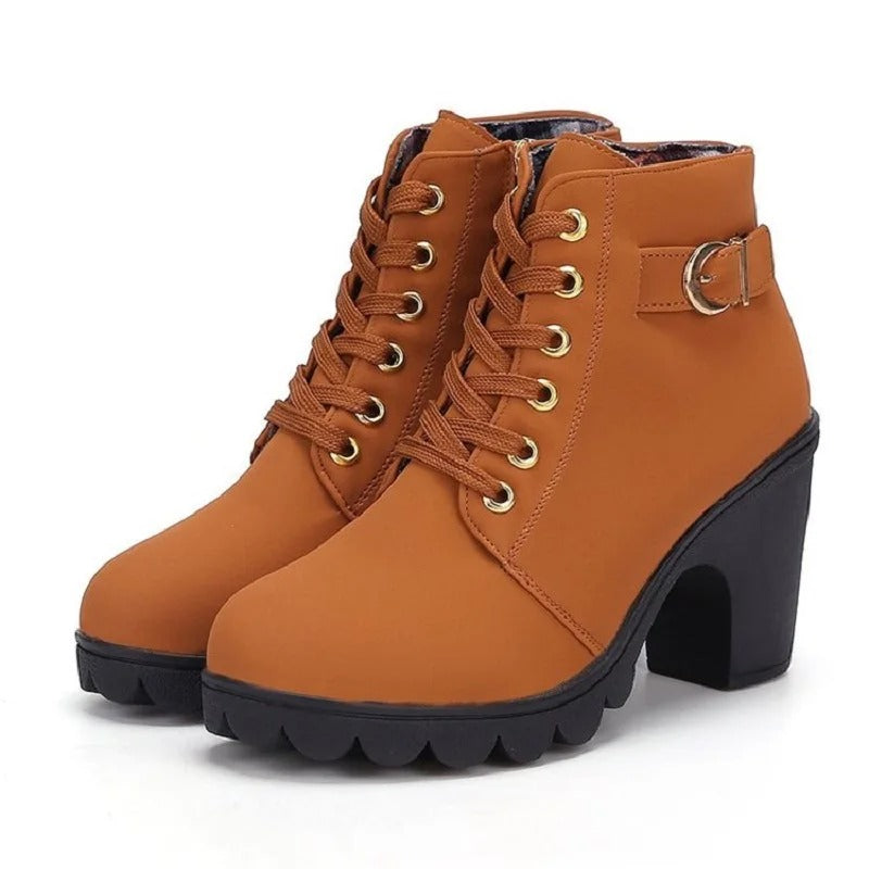Damen-Pumpstiefel