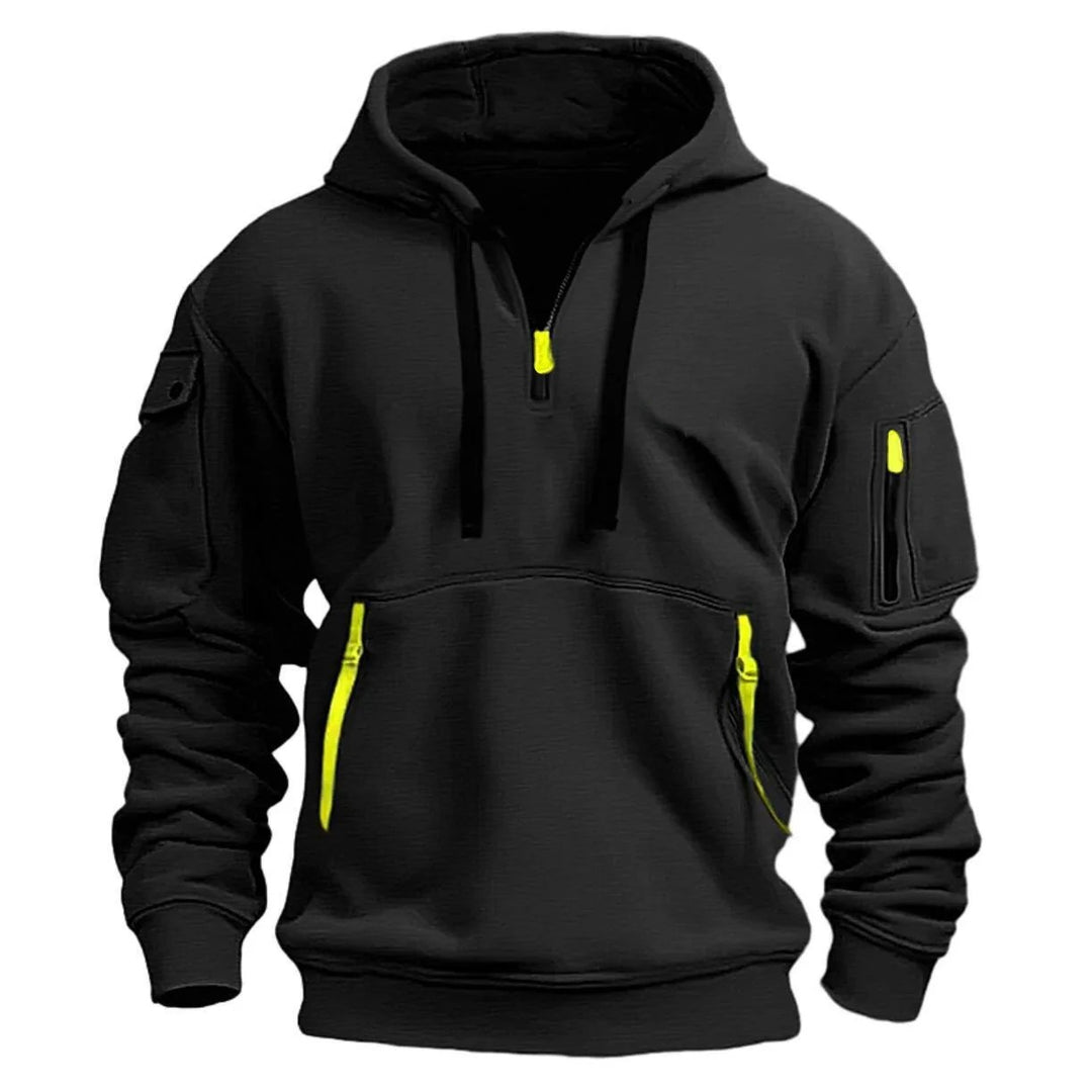 Herren-Kapuzensweatshirt mit mehreren Taschen