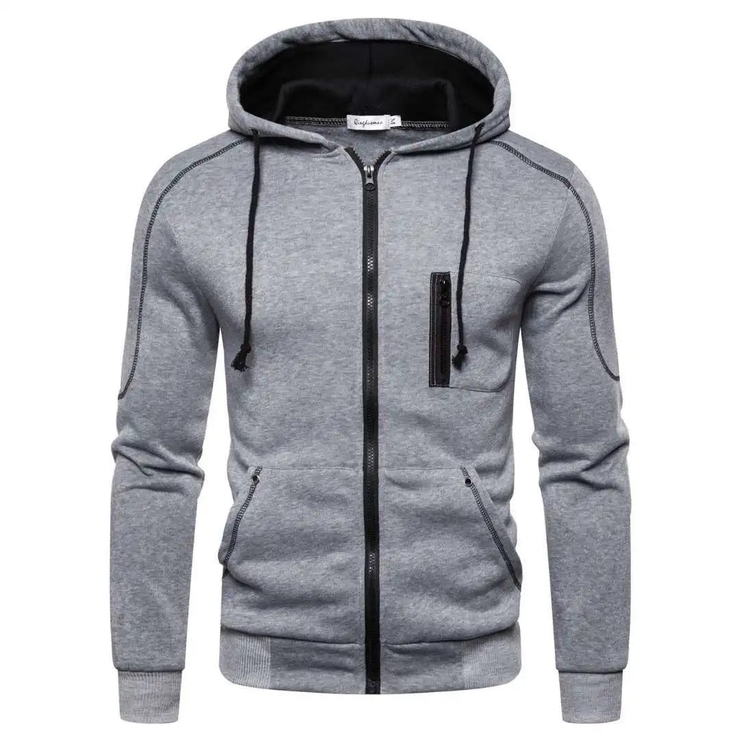 Pullover mit Kapuze und Reißverschluss für Männer