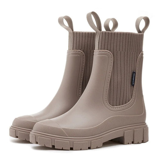 Wasserdichte Plateaustiefel für Frauen