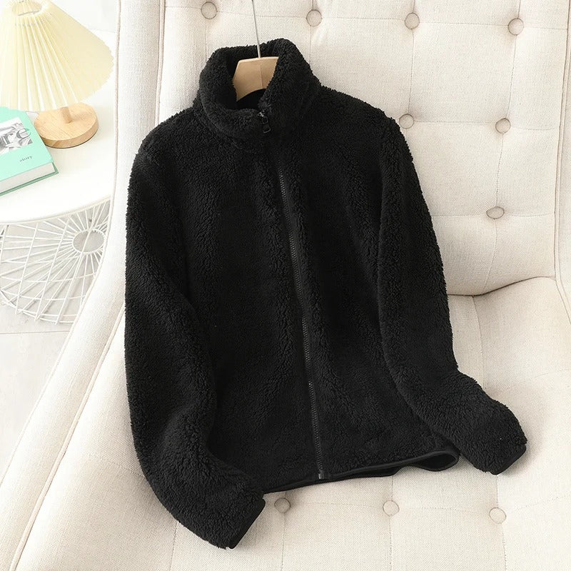 Doppelseitige Fleecejacke für Frauen