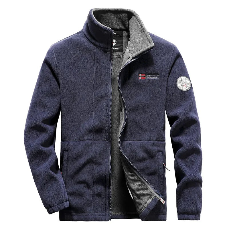 Herren Dicken Polar Fleece Jacke