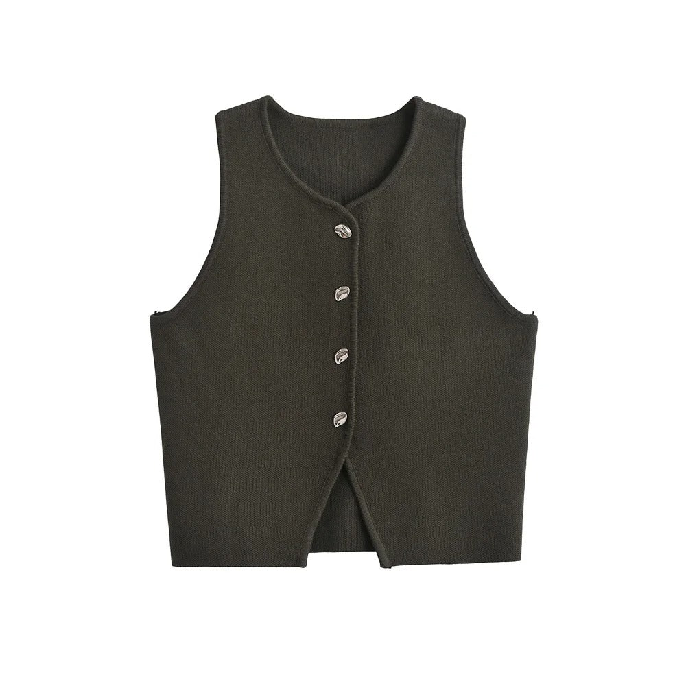 Kurz geschnittene Strickjacke für Damen