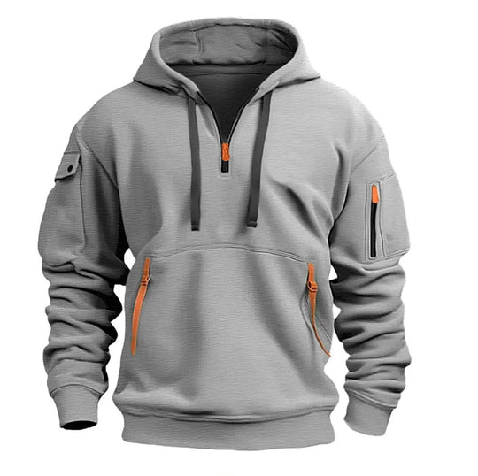 Herren-Kapuzensweatshirt mit mehreren Taschen