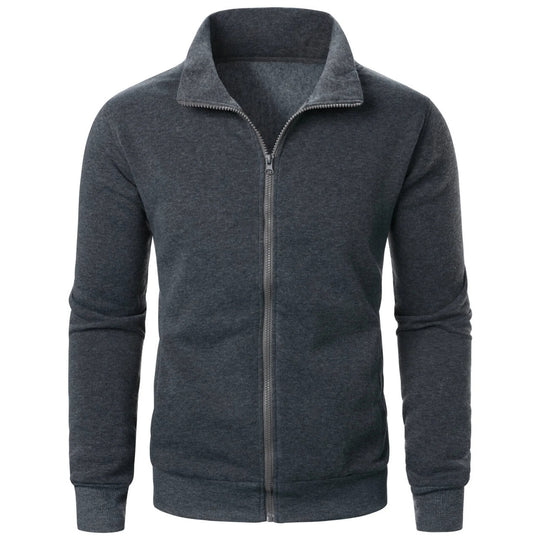 Freizeitjacke für Herren mit Stehkragen und Reißverschluss