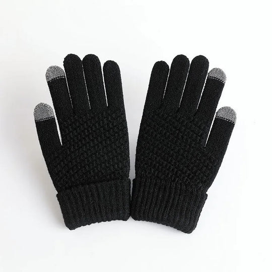 Kaschmirstrick-Winterhandschuhe für Frauen