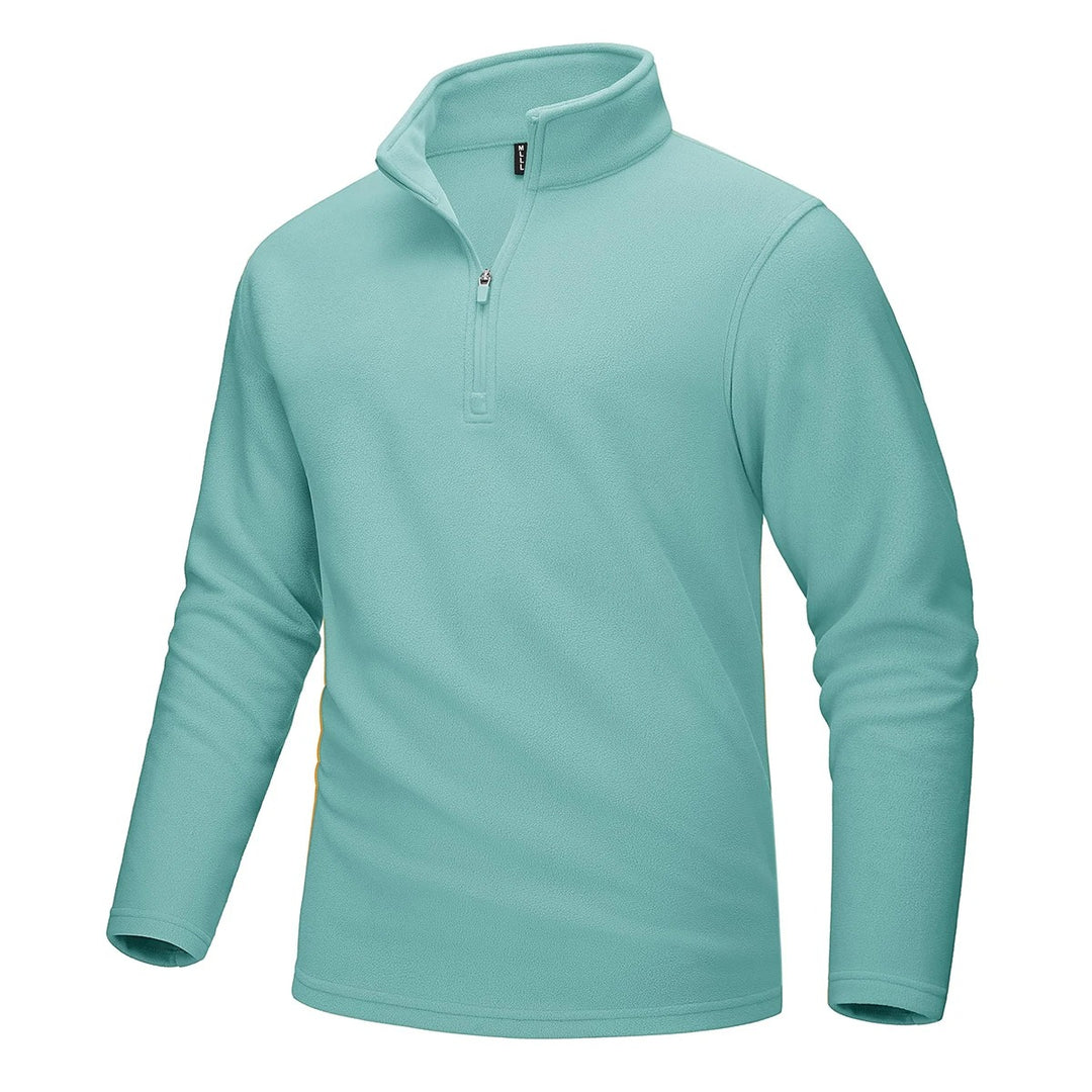 Fleece-Pullover mit halbem Reißverschluss für Männer