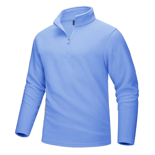 Fleece-Pullover mit halbem Reißverschluss für Männer
