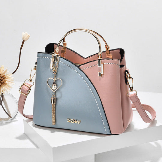 Damen Umhängetasche Elegante PU-Leder mit Verstellbarem Schultergurt 6
