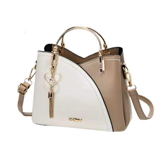 Damen Umhängetasche Elegante PU-Leder mit Verstellbarem Schultergurt 1